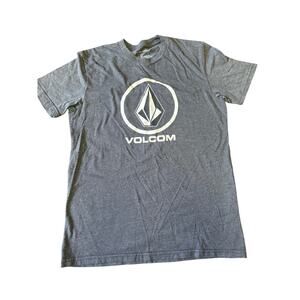 Volcom mens small gray logo surf t shirt